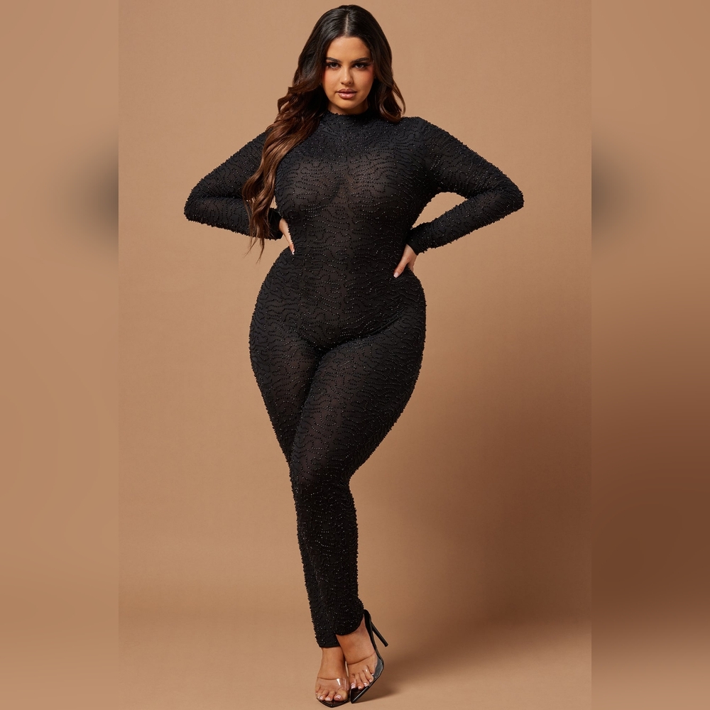 Nova Luxe embellish jumpsuit